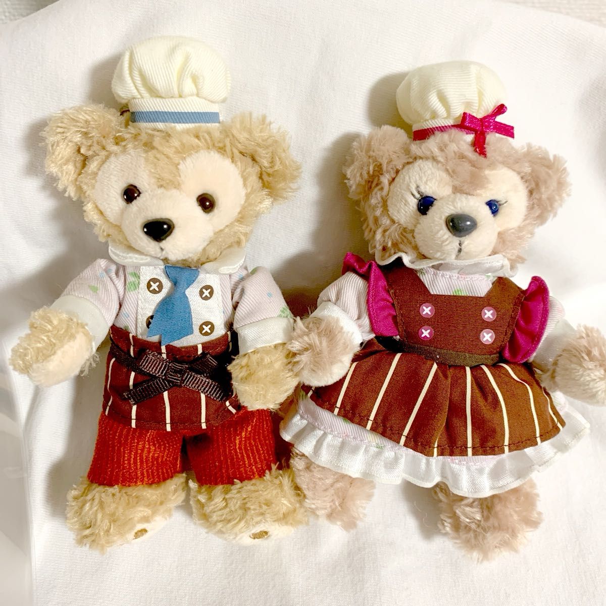 ダッフィー シェリーメイ ぬいぐるみバッジ バレンタイン2015 ダッフィー シェリーメイ ぬいぐるみバッジ バレンタイン2015