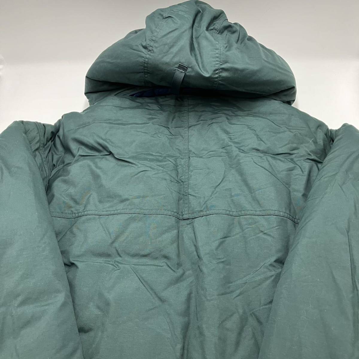 【XL】90's Patagonia batting jacket coat green 90年代 パタゴニア 中綿 フード コート タイ製 グリーン F308_画像5