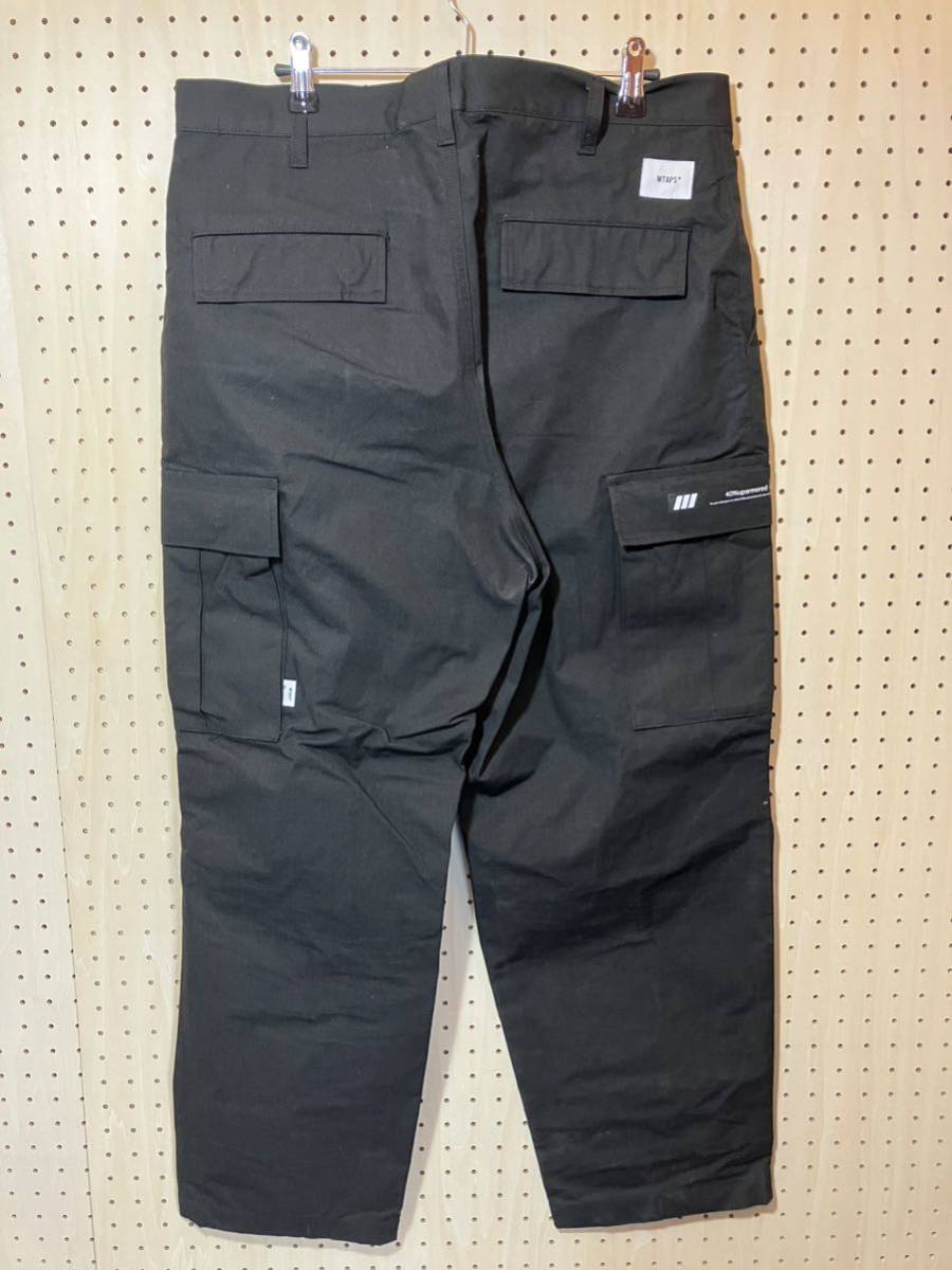 【03】 Wtaps Jungle Stock Trousers Ripstop black ダブルタップス ジャングル ストック トラウザー リップストップ (222WVDT-PTM07) F386_画像2