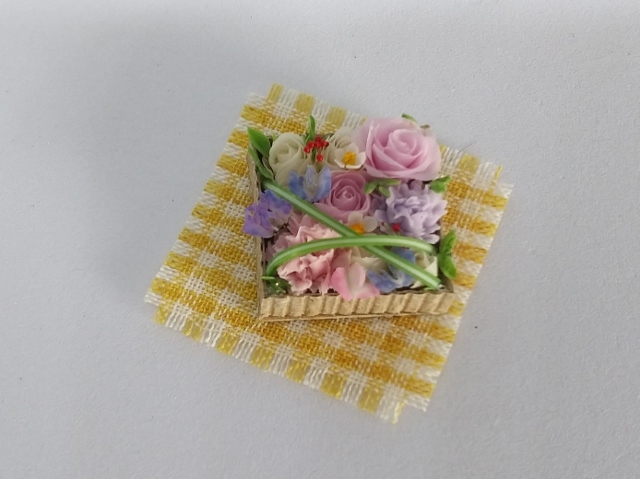 maco's miniature flower♪パステル色のBOXアレンジ♪_画像6