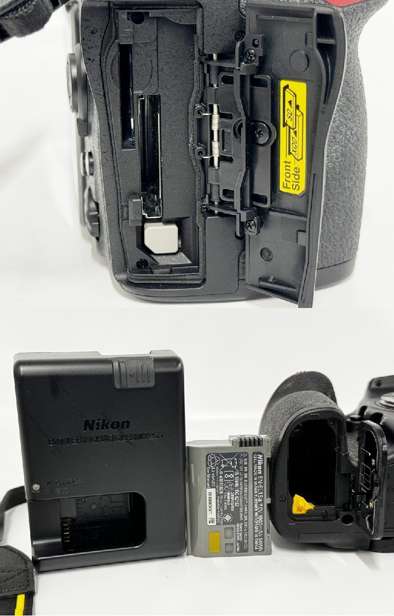 ★シャッターOK◎ Nikon ニコン D850 一眼レフ デジタルカメラ ボディ バッテリー有 MH-25a クイックチャージャー付 15619O15-8_画像7