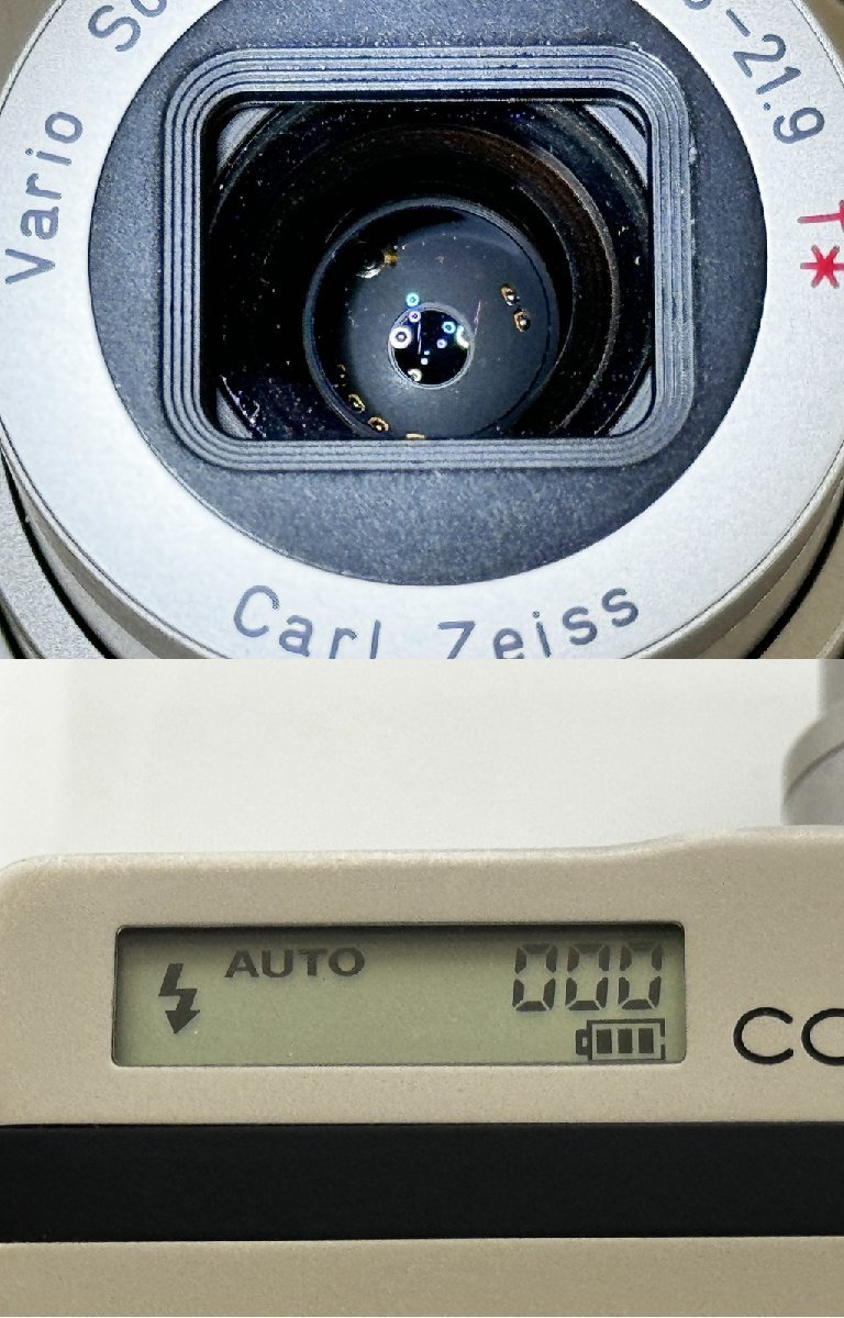 ★シャッターOK◎ CONTAX コンタックス T VS DIGITAL コンパクト デジタルカメラ ケース リモコン付 15665O5-9_画像5