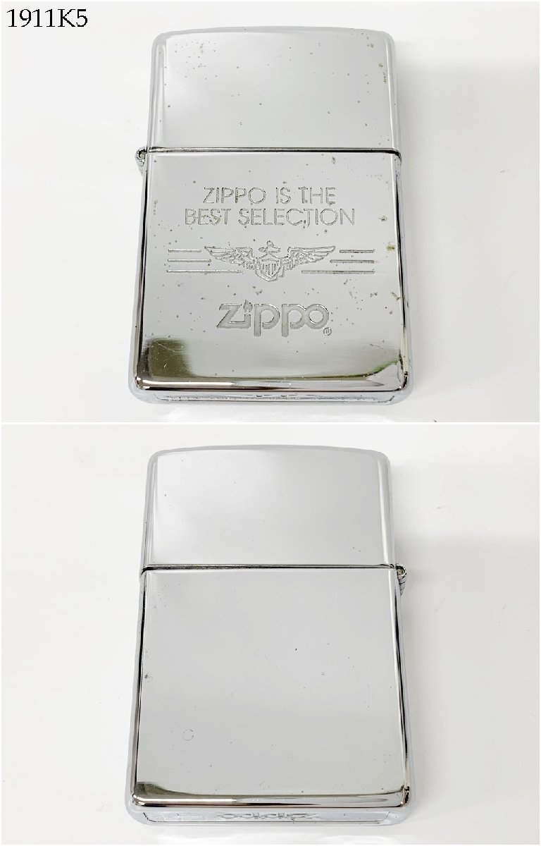 ★着火OK◎ ZIPPO ジッポー ZIPPO IS THE BEST SELECTION 1995年製 オイルライター シルバー 喫煙具 1911K5-20_画像2