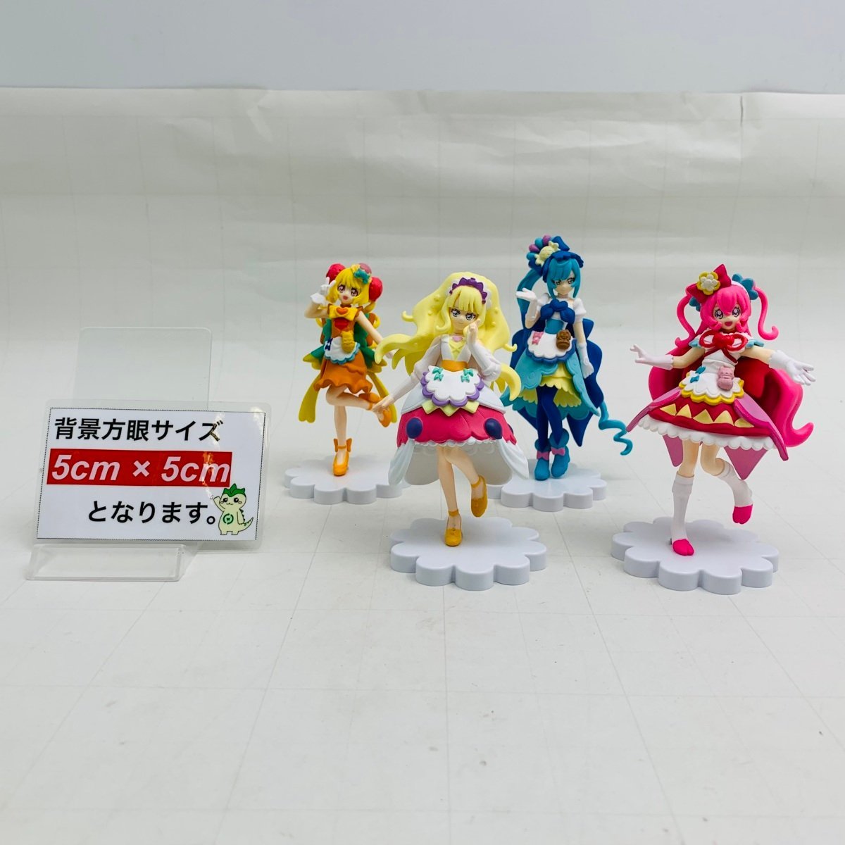 中古品 デリシャスパーティ プリキュア 4 キューティー フィギュア キュア プレシャス スパイシー ヤムヤム フィナーレ_画像2