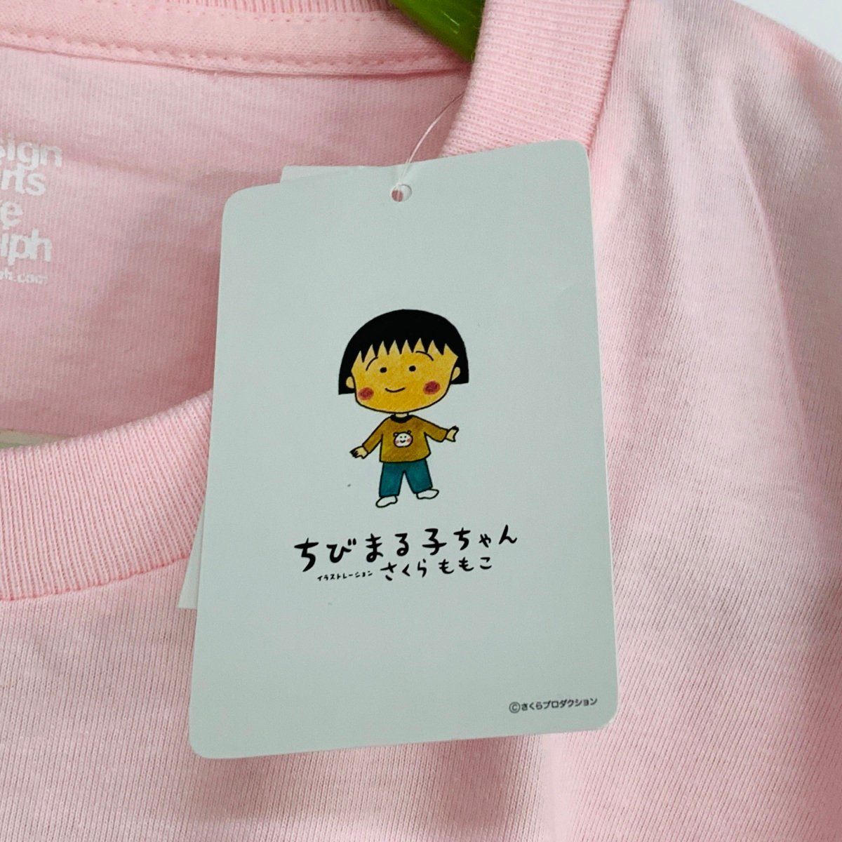 新品 ちびまる子ちゃん×グラニフ デザインTシャツストア ピンク XLサイズの画像6