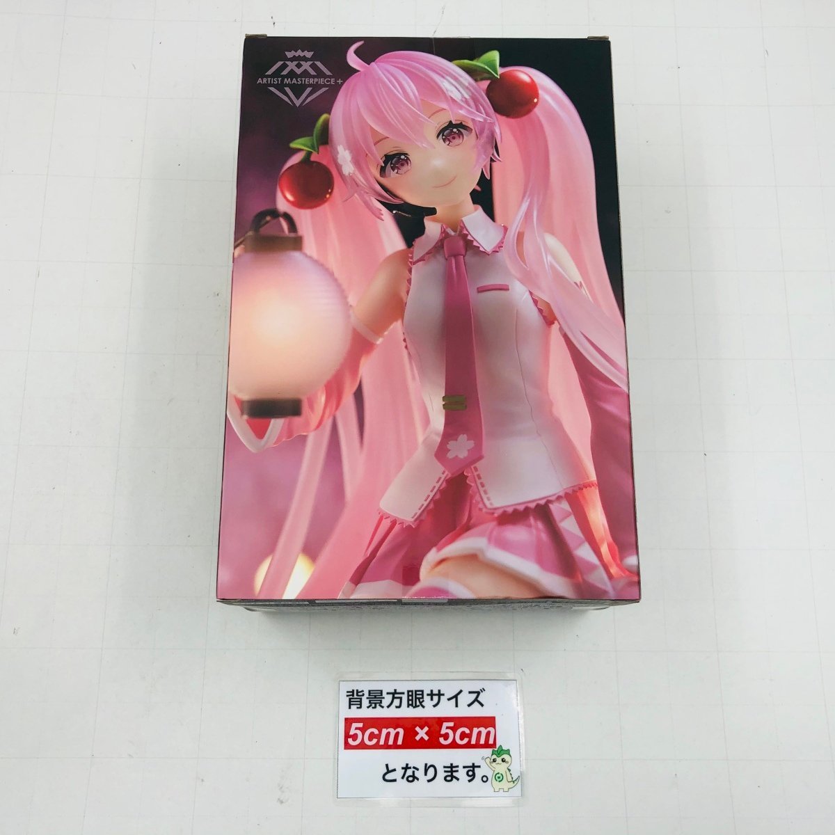 新品未開封 タイトー AMP フィギュア 初音ミク 桜ミク 桜提灯ver_画像2