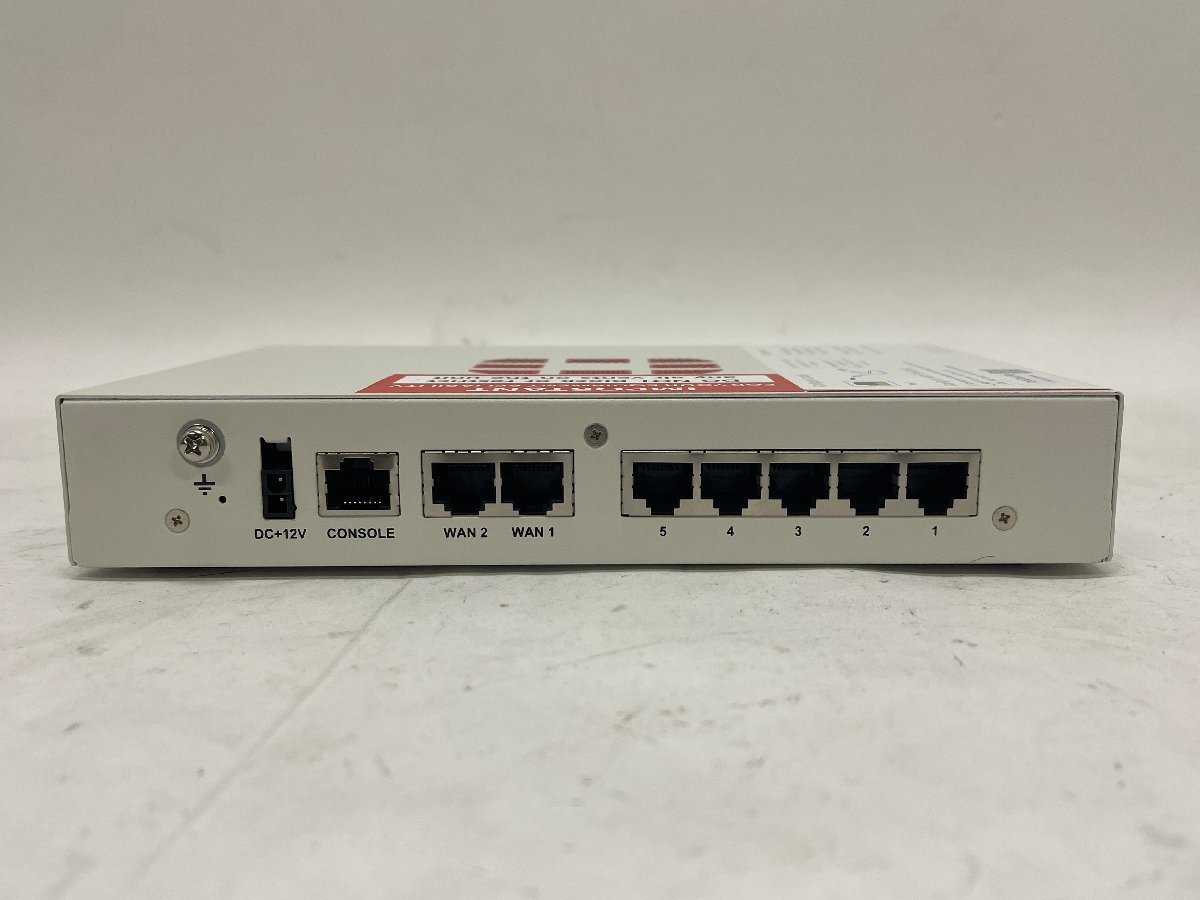 【中古】Fortinet Fortigate 50E　工場出荷初期化済み（482)　ライセンス・サポート2024/11/24　ファームv6.2.16_画像3