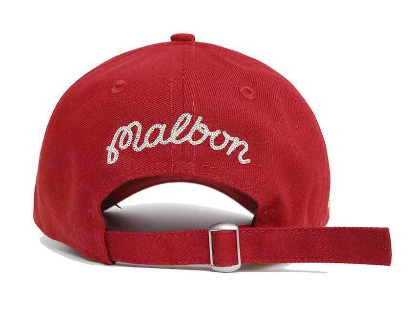 マルボンゴルフ 色：レッド 赤色 男性と女性のための調節可能なバイザー付きの野球帽 装飾的な帽子 ユニセックスの画像3