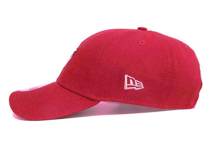 マルボンゴルフ 色：レッド 赤色 男性と女性のための調節可能なバイザー付きの野球帽 装飾的な帽子 ユニセックスの画像2