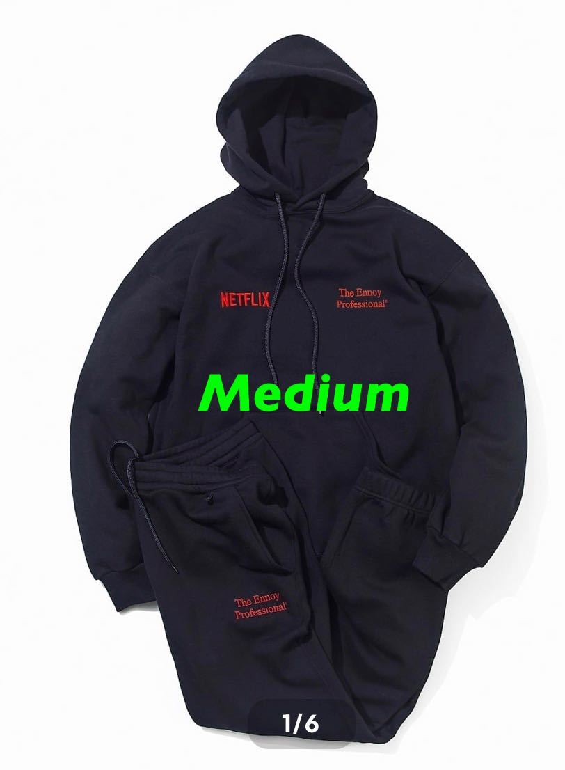 Ennoy Netflix hoodie pants setup medium M エンノイ スタイリスト 