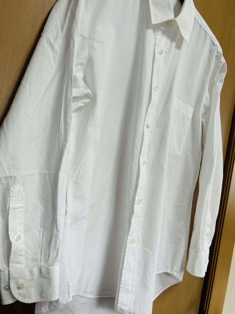 YVESSAINTLAURENT chemises SHIRTS イブサンローランシャツ ホワイト 白 39-80 綿100% 肩幅44cm身幅54cm袖丈55cm着丈72cm_画像3