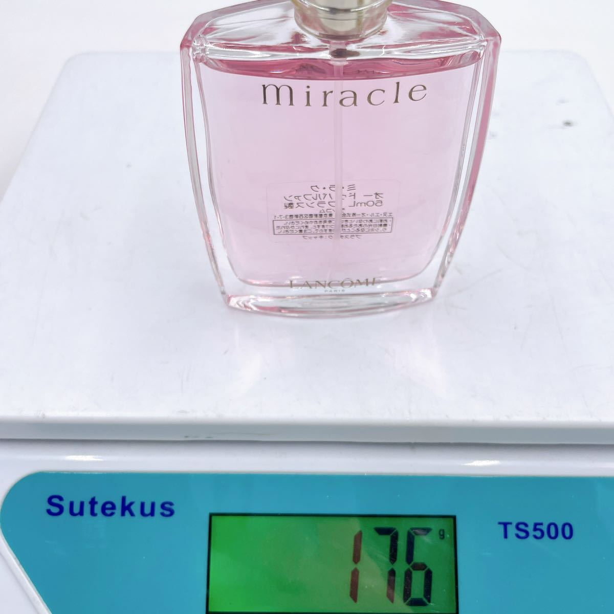 1AB77 LANCOME - ミラク EDP 50ml - miracle ランコム 香水 中古 現状品_画像8