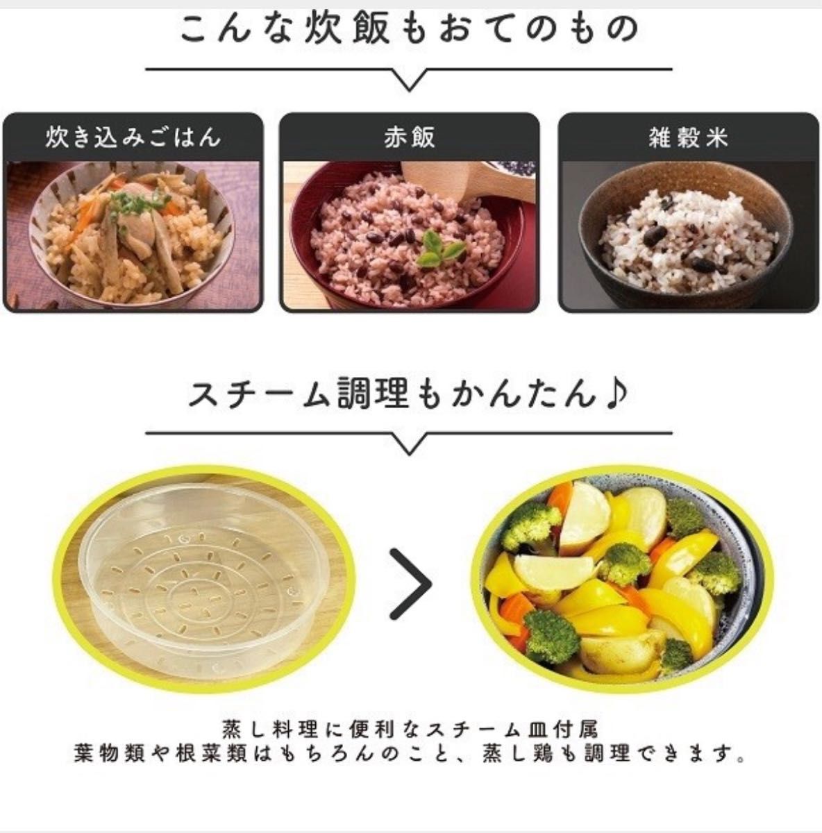 【新品 送料無料】マイコン炊飯ジャー 極UMADAKI 5合 マイコン式 炊飯器　 白米　 マイコン式　アイリスオーヤマ　象印
