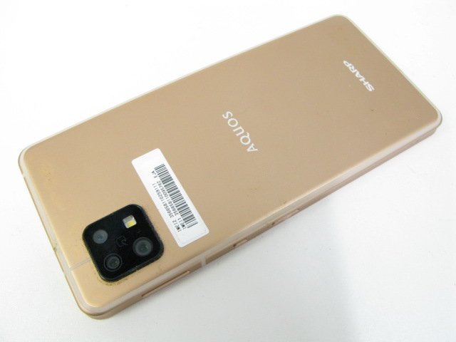 SIMフリー 楽天モバイル AQUOS sense6 SH-RM19 ライトカッパー 【M2548】_画像2