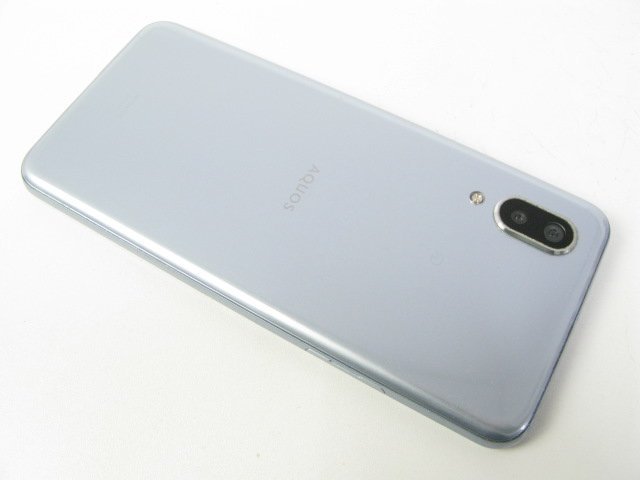 楽天モバイル AQUOS sense3 plus SH-RM11 ムーンブルー【R5809】_画像2