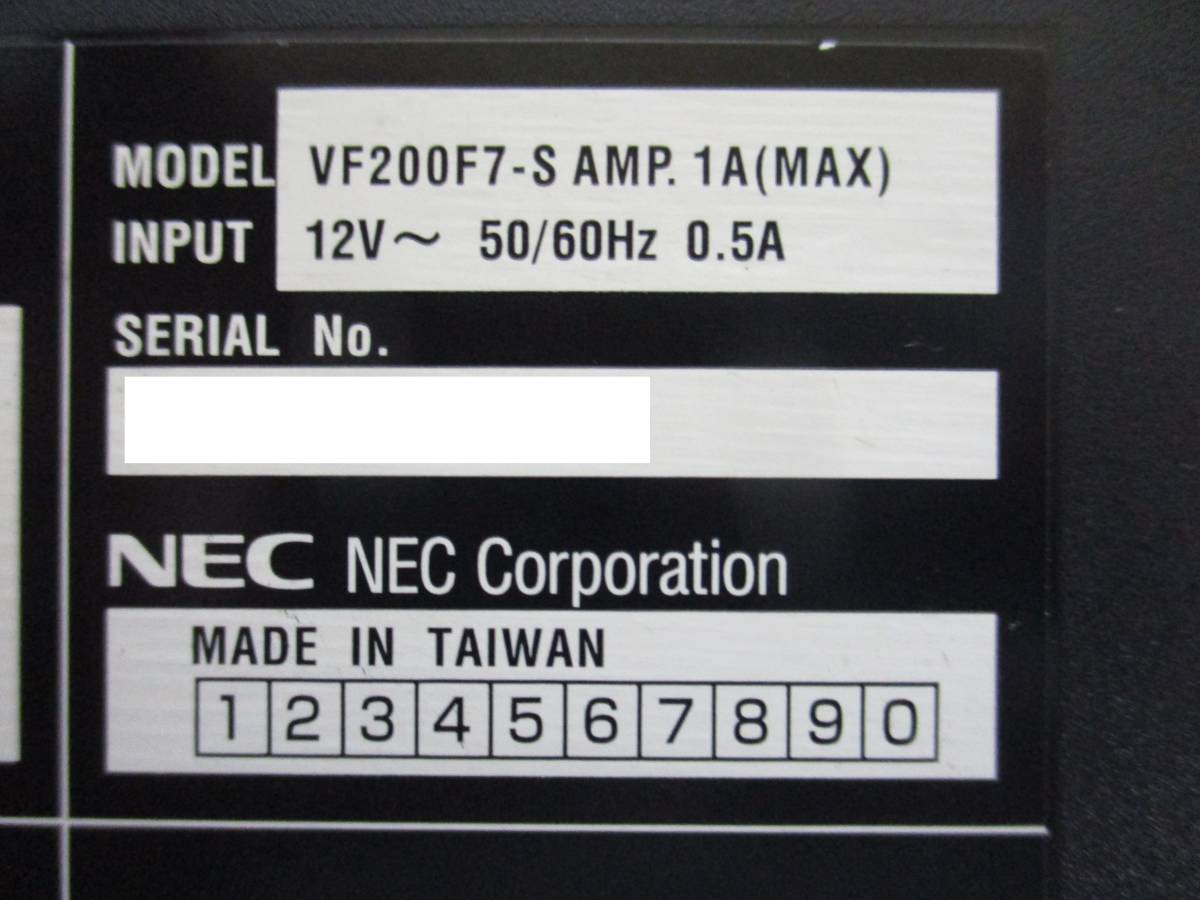 ♪〒【動作未確認】NEC 日本電気 リモート側VDSL装置 VF200F7-S モデム インターネット ネットワーク 通信機器 周辺機器(18-6-18)〒_画像2