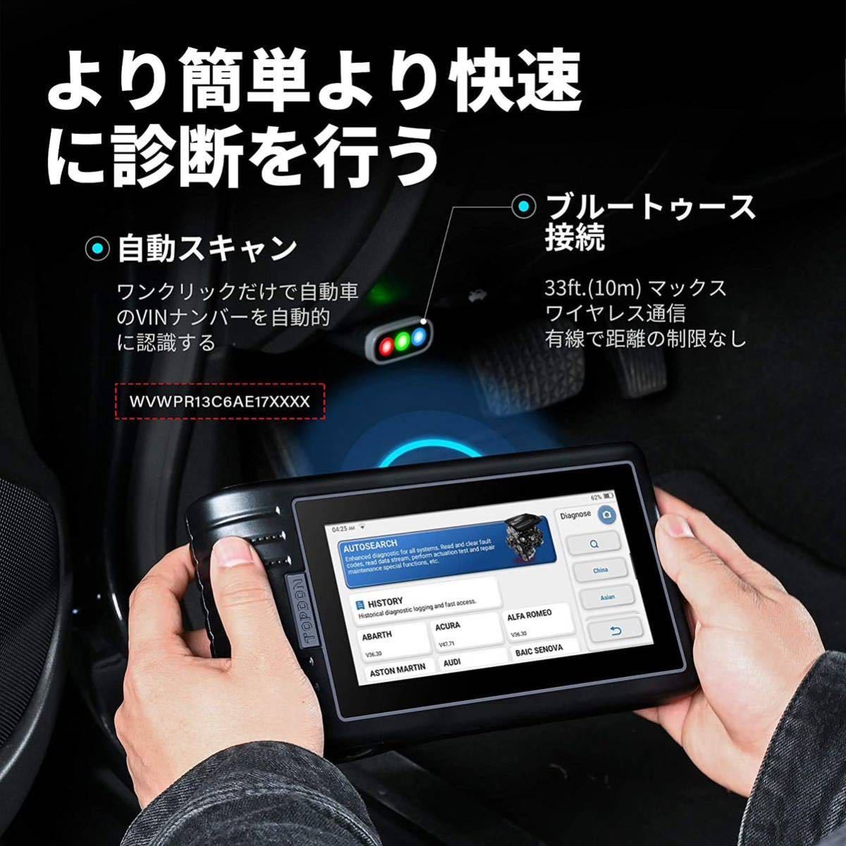 OBD2 診断機 28リセットサービス BMW 全車システム 故障診断 オイルリセット 28メンテナンス 自動車診断スキャンツール 故障診断機 日本語_画像2