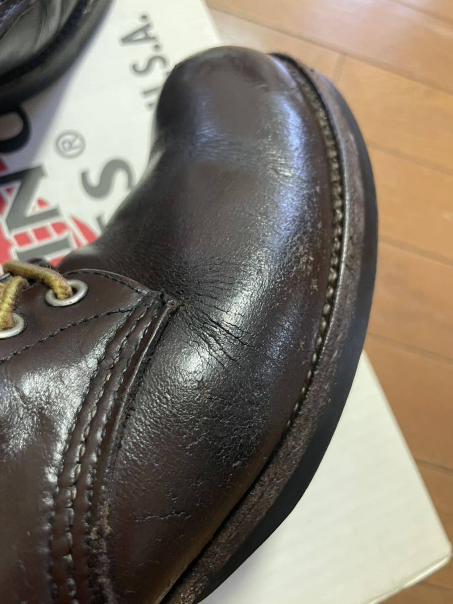 レッドウイング REDWING 四角犬タグ　8160 ビブラムソール　カスタム　28cm 10D ガラスレザー_画像7