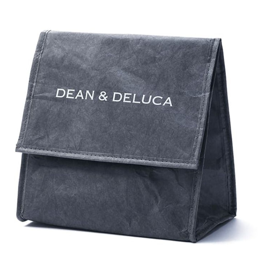 【DEAN&DELUCA*ディーン&デルーカ】ランチバッグ チャコールグレーの画像1