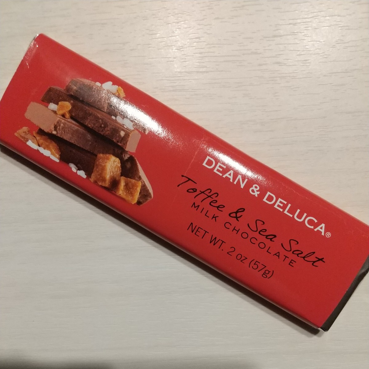 [DEAN&DELUCA* Dean & Dell -ka] milk chocolate *tofi-&si- salt *57g