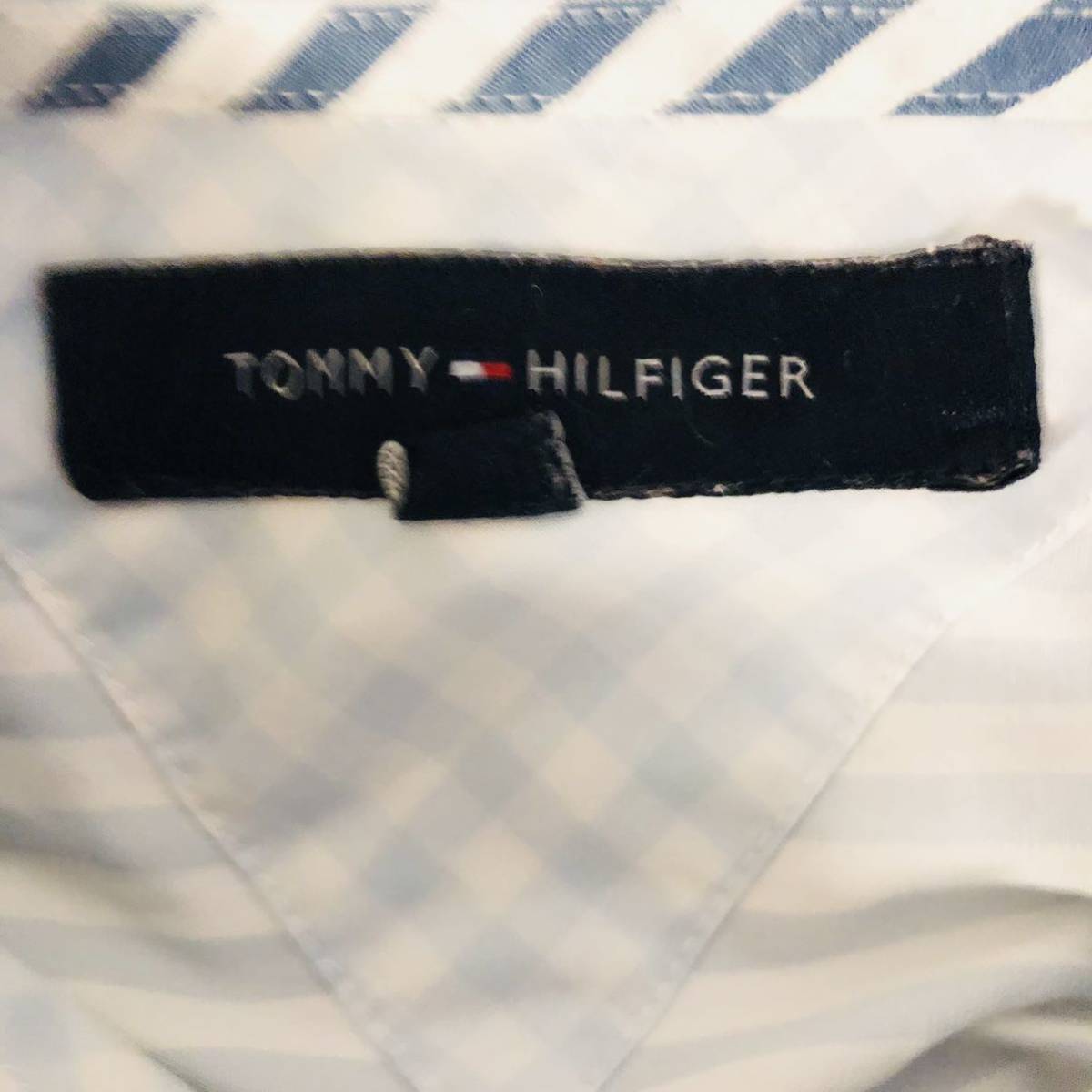 トミーヒルフィガー　TOMMY HILFIGER L ロンドンストライプ　ボタンダウンシャツ　ブルー_画像6