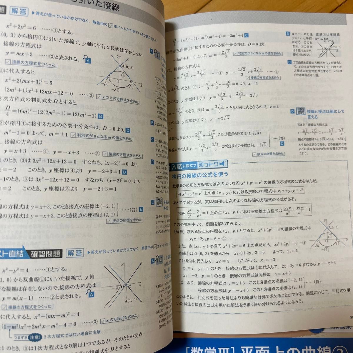 進研ゼミ　数学III 関数と極限　複素数平面　平面上の曲線