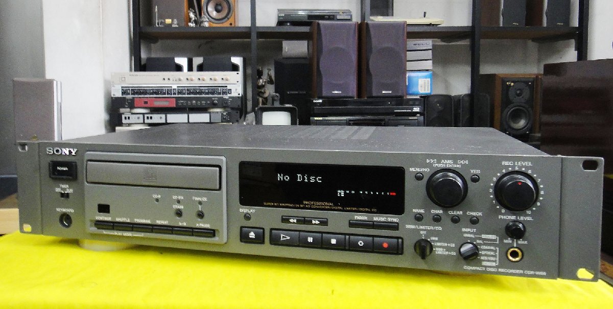 Yahoo!オークション - SONY/プロオーディオ・CDレコーダー『CDR Yahoo!オークション - SONY/プロオーディオ・CDレコーダー『CDR