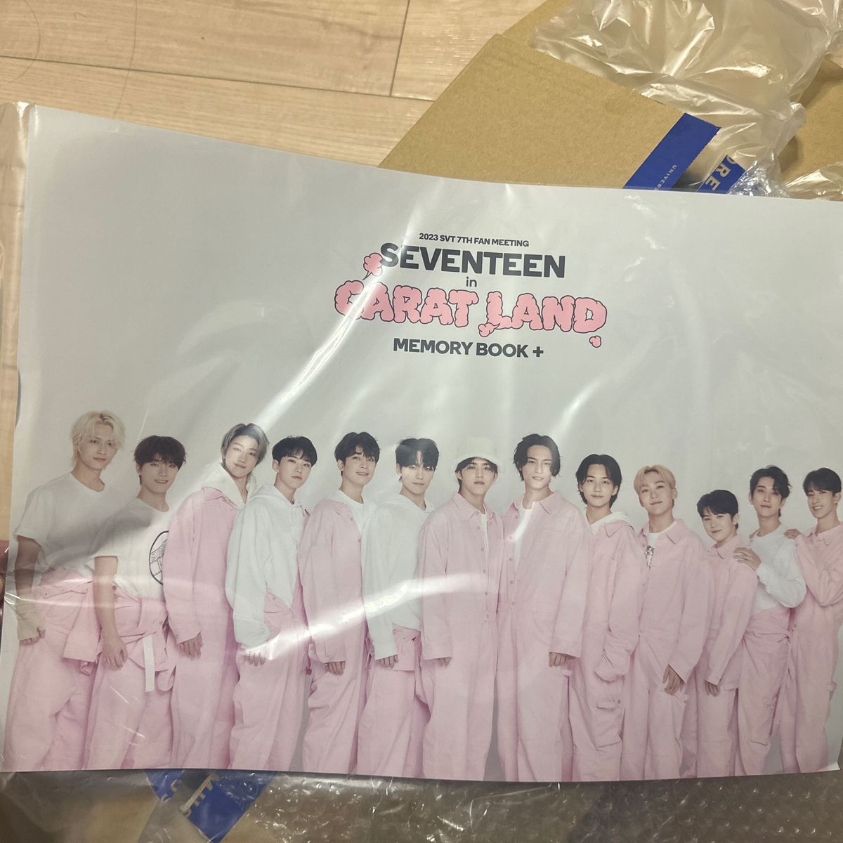 セブチSEVENTEEN 2023FAN MEETING　Carat Land カラットランド　ファンミ A3ポスター　ユニバ特典