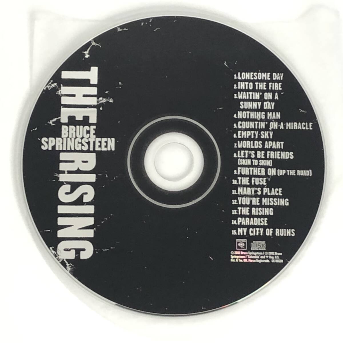 US初回限定盤 中古CD Bruce Springsteen The Rising ブルース・スプリンスティーン ザ・ライジング Columbia CK 86820 個人所有 B_画像6