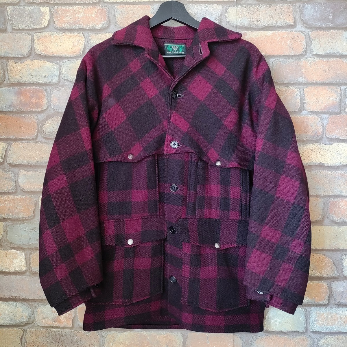 ☆ダブルマッキノー☆40’s BLACKBEAR DoubleMackinawJacket Hunting Wool 40年代 ブラックベアー ウール ハンティングジャケット レア