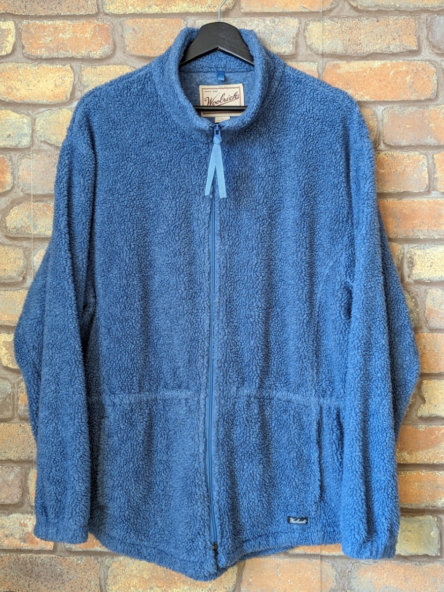 ☆90’s☆ Woolrich ZipFleece L madeinUSA ウールリッチ ジップフリースジャケット USA製 オールド