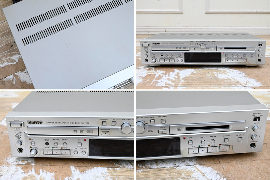 IM2013 TEAC ティアック MD-70CD-S CDプレーヤー MDレコーダー オーディオ機器_画像2