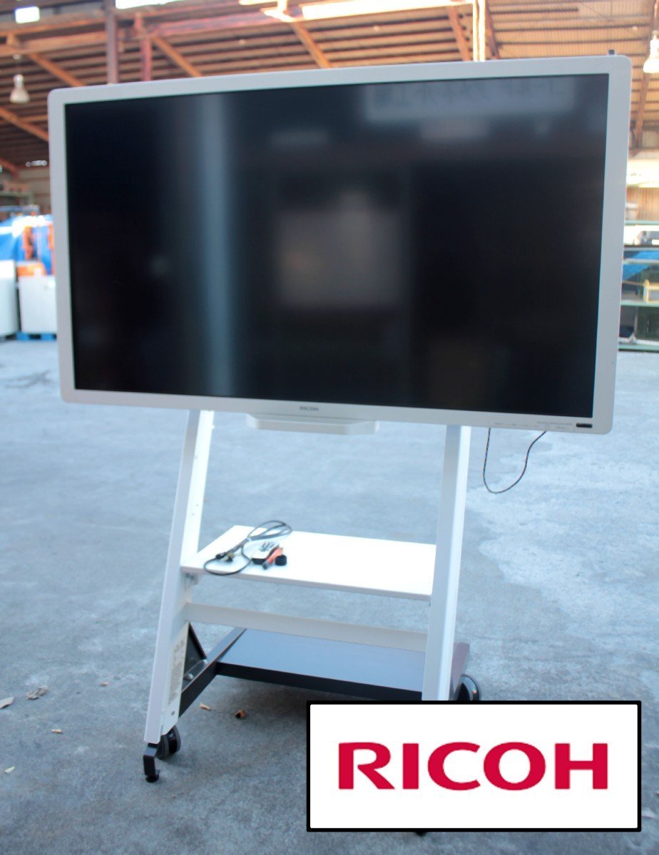 [動作OK] RICOH リコー インタラクティブ ホワイトボード D6500 Interactive Whiteboard 65インチ 電子黒板 [直接引取限定 福島県須賀川市]_画像1