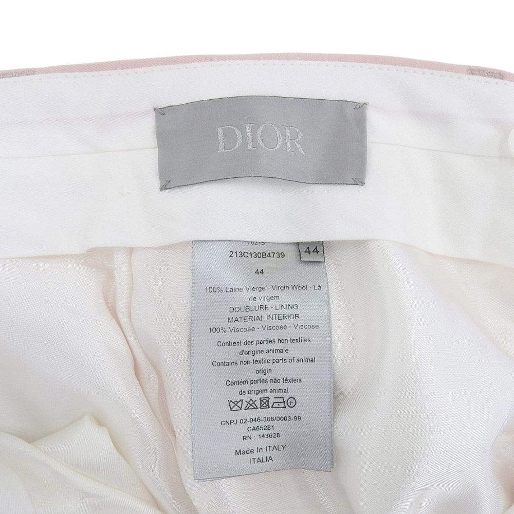 CHRISTIAN DIOR ディオール DIOR ボトムス パンツ レディース ウールツイル ピンク 44_画像6