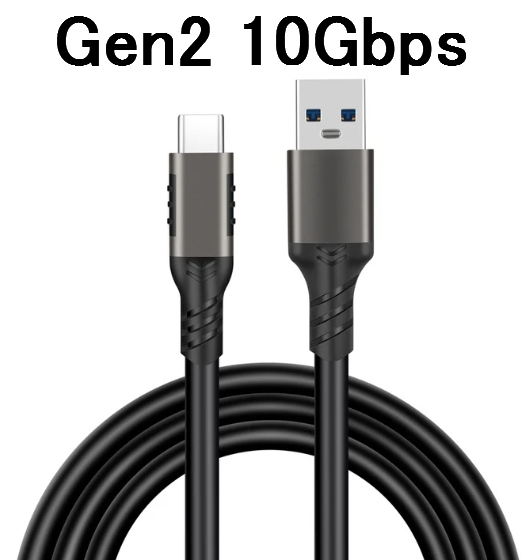 150cm【新品】10Gbps USB Type C to A 変換ケーブル USB3.1 Gen2(USB3.2 Gen2)検品済み_画像1