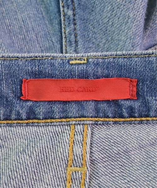 RED CARD  Denim   брюки    женский   красный  карточка   подержанный товар 　 бу одежда 