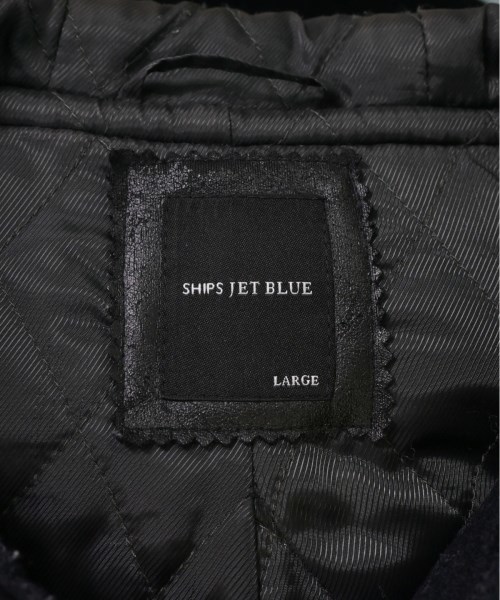 SHIPS JET BLUE duffle coat men's Ships jet blue used old clothes 