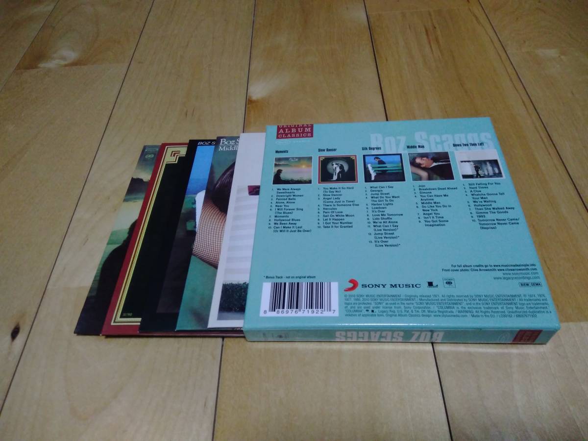 Boz Scaggs / Original Album Classics 5CD set 輸入盤 紙ジャケ_画像3