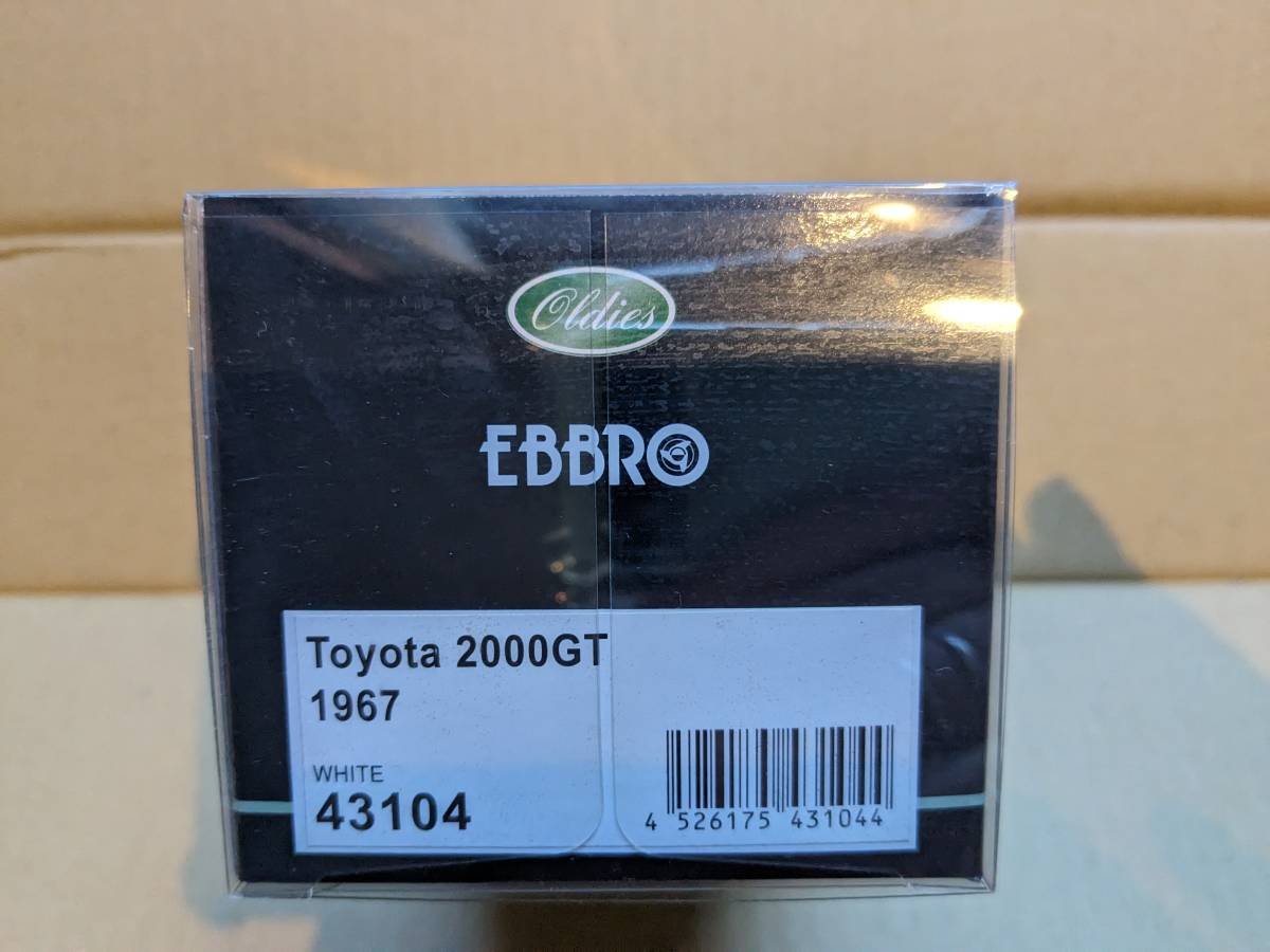 【未開封】EBBRO製 1/43 Toyota 2000GT 白 1967年_画像3