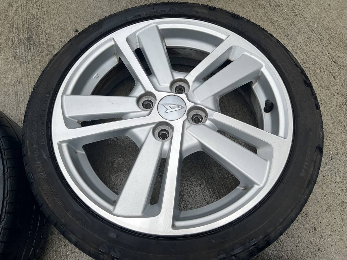 【中古】DAIHASTU ダイハツ 純正 タイヤ ブリヂストン ポテンザ 165/50R16 4本 ホイール セット 4.5J 16インチ インセット 45 PCD 4H100の画像3