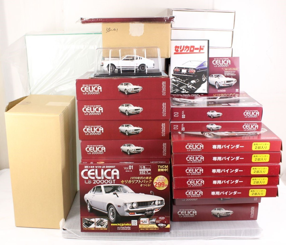 アシェット トヨタ セリカ LB 2000GT 1/8 1-150巻 ディスプレイケース ベース付き 特典付き 模型 ホビー ITVFWZQXMO10-Y-A106-byebye_画像1