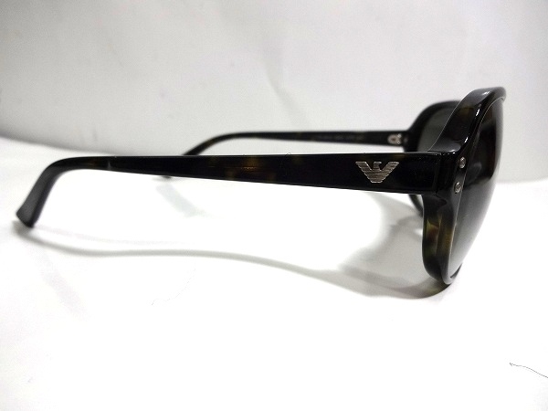 X4B009■本物■ エンポリオアルマーニ EMPORIO ARMANI イタリー製 ブラウンデミ サングラス メガネ 眼鏡 メガネフレーム_画像4