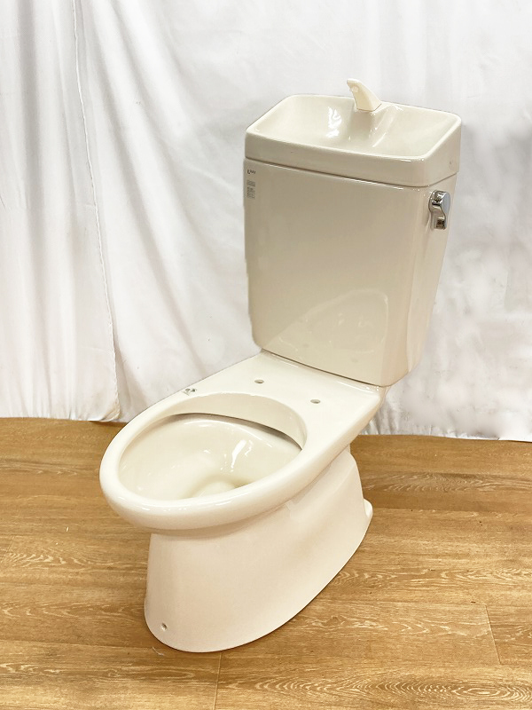 【美品】INAX (イナックス) トイレ 洋式便器 (床下排水) 「BC-320S」 タンク「DT-V180」 一式セット #BU8(アイボリー) 直接引き取り可☆ 3