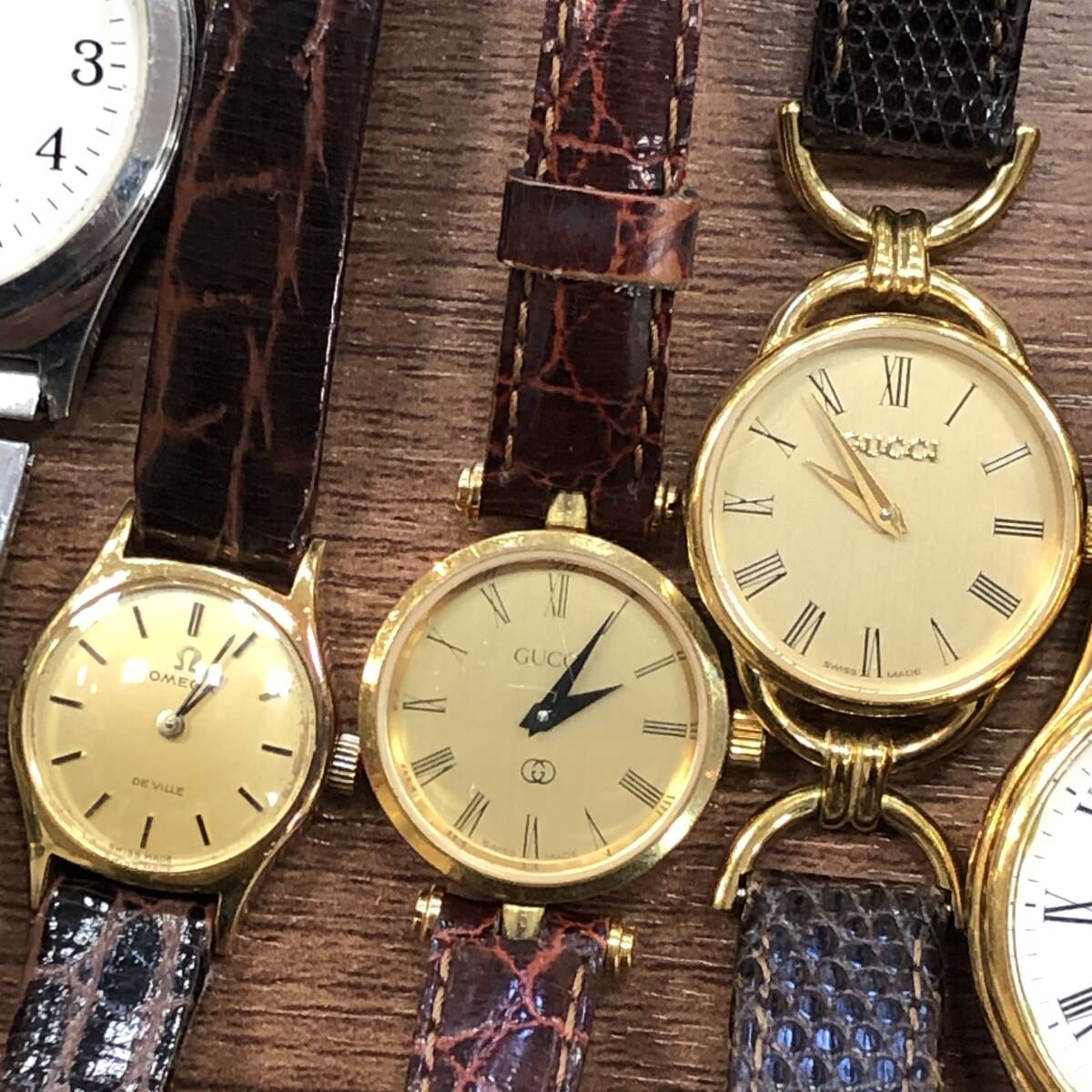 【TO-02】腕時計 まとめ 計38点 SEIKO CITIZEN GUCCI OMEGA 海外ブランド 他 動作未確認 メンズ レディース_画像8