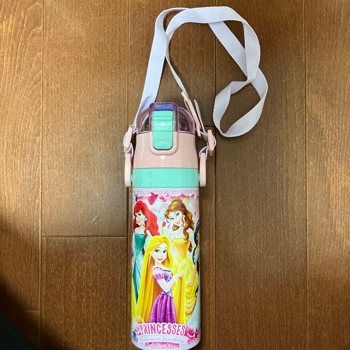 スケーター Disneyプリンセス　ロック付ワンプッシュダイレクトステンレスボトル470ml