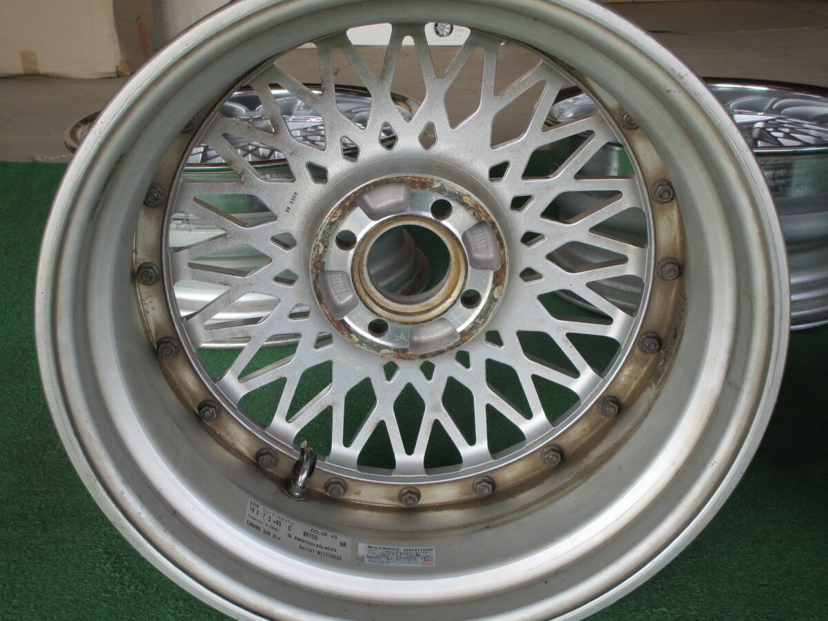 美品 SSR FM フォーミュラメッシュ 4本 16×7.5J+45 pcd100 4H ヴィッツ アクア ノート マーチ フィット シビック スイフト デミオ_画像10