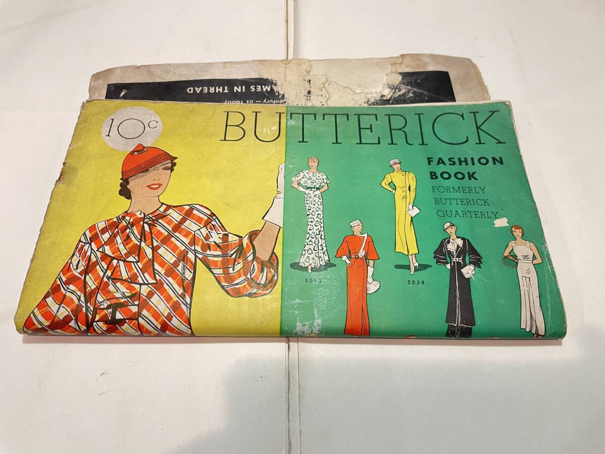 海外 ファッション雑誌 BUTTERICK 1933年 夏 アンティークの画像3