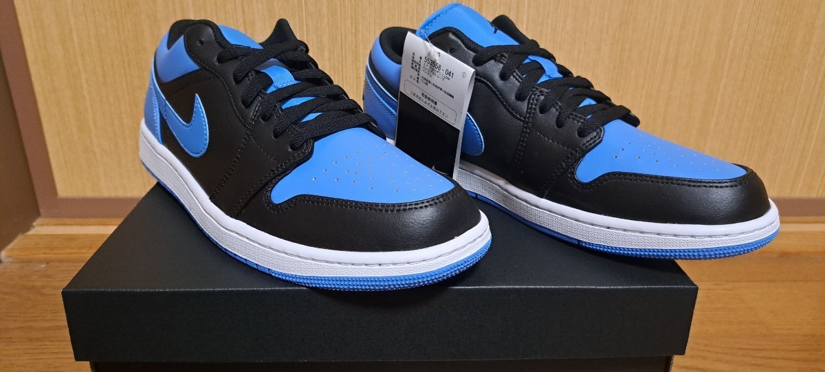 一円～売り切りNike Air Jordan 1 Low University Blueナイキ エアジョーダン1 ロー ユニバーシティブルー 553558 041_画像2