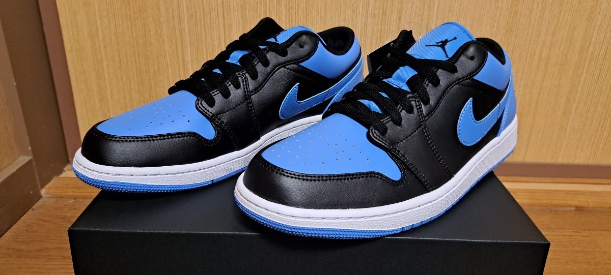 一円～売り切りNike Air Jordan 1 Low University Blueナイキ エアジョーダン1 ロー ユニバーシティブルー 553558 041_画像1