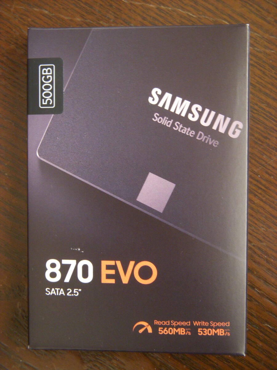 SAMSUNG 870EVO 500GB SSD 新品未開封_画像1